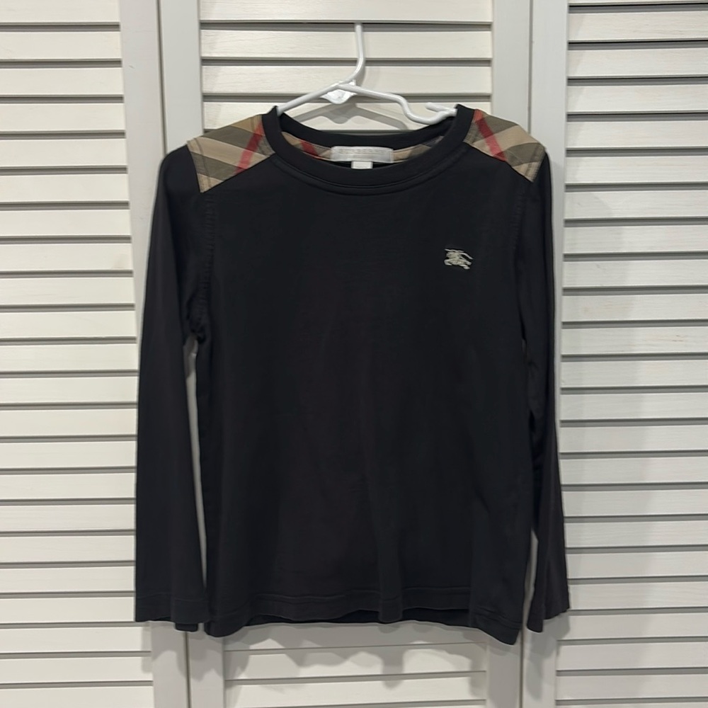 Burberry long sleeve shirt 6Y
